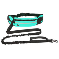 HKM-9079229 Reflective Waist Bag for Cats and Dogs with Traction Rope - Nylon Material, Scalable, Available in Multiple Colors