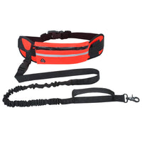 HKM-9079229 Reflective Waist Bag for Cats and Dogs with Traction Rope - Nylon Material, Scalable, Available in Multiple Colors