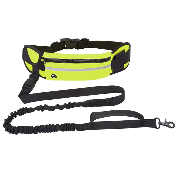 HKM-9079229 Reflective Waist Bag for Cats and Dogs with Traction Rope - Nylon Material, Scalable, Available in Multiple Colors