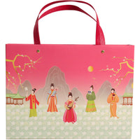 HKM-907923 Ancient Style Paper-Cut Origami Book with Scissors and Glue for Ages 7 and Up