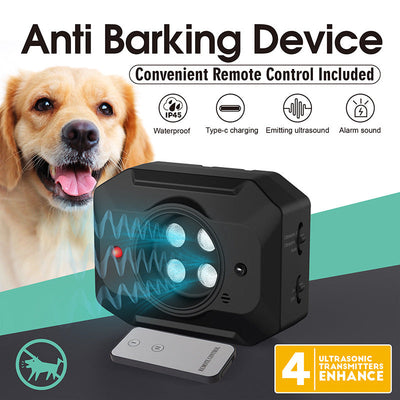 HKM-9079357 Portable Anti-Barking Ultrasonic Device with Adjustable Frequencies and Waterproof Design