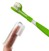 HKM-9079613 Silicone Finger Cots for Dog Teeth, Ears, and Eye Care - Vanilla Scented Cleaning Tool