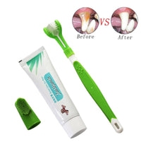 HKM-9079613 Silicone Finger Cots for Dog Teeth, Ears, and Eye Care - Vanilla Scented Cleaning Tool