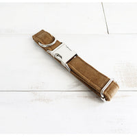 HKM-9079741 Camel Polyester Dog Collar with Thick Material for Durability