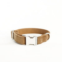 HKM-9079741 Camel Polyester Dog Collar with Thick Material for Durability