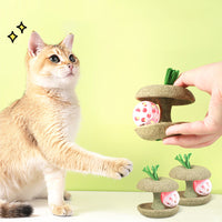HKM-9080381 Catnip Toys for Cats with Bell - Safe and Healthy Edible Catnip for Chasing and Dental Care