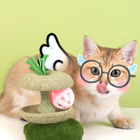 HKM-9080381 Catnip Toys for Cats with Bell - Safe and Healthy Edible Catnip for Chasing and Dental Care