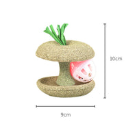 HKM-9080381 Catnip Toys for Cats with Bell - Safe and Healthy Edible Catnip for Chasing and Dental Care