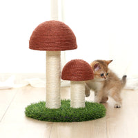 HKM-9081021 Natural Linen Cat Scratching Post with Cotton Rope and Various Styles