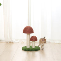 HKM-9081021 Natural Linen Cat Scratching Post with Cotton Rope and Various Styles