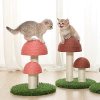 HKM-9081021 Natural Linen Cat Scratching Post with Cotton Rope and Various Styles