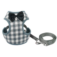 HKM-908115 Adjustable Cloth Dog Leash with Chest Strap - Size S/M/L Options