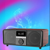 HKM-908243 Portable Dual 4 Inch Bluetooth Subwoofer Speaker with Microphone and Hi-Fi Sound for Home Theatre