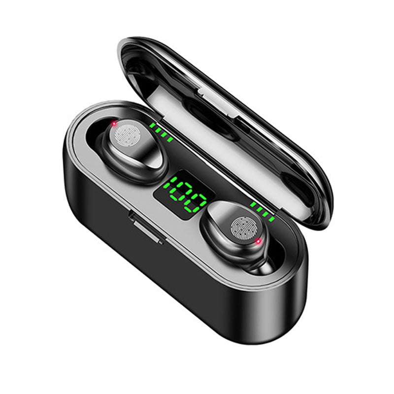 HKM-908307 Wireless Bluetooth 5.1 Stereo In-Ear Headset with Digital Display and Call Function