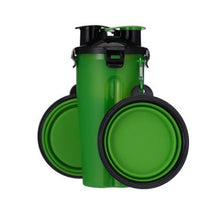 HKM-9083581 Portable Pet Water Cup with Folding Bowl - BPA-Free PP and TPE Material - 23cm Height, 11cm Diameter