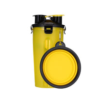 HKM-9083581 Portable Pet Water Cup with Folding Bowl - BPA-Free PP and TPE Material - 23cm Height, 11cm Diameter
