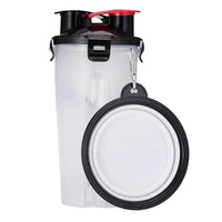 HKM-9083581 Portable Pet Water Cup with Folding Bowl - BPA-Free PP and TPE Material - 23cm Height, 11cm Diameter