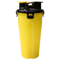 HKM-9083581 Portable Pet Water Cup with Folding Bowl - BPA-Free PP and TPE Material - 23cm Height, 11cm Diameter