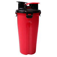 HKM-9083581 Portable Pet Water Cup with Folding Bowl - BPA-Free PP and TPE Material - 23cm Height, 11cm Diameter