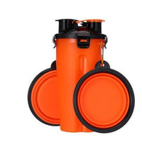 HKM-9083581 Portable Pet Water Cup with Folding Bowl - BPA-Free PP and TPE Material - 23cm Height, 11cm Diameter