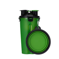 HKM-9083581 Portable Pet Water Cup with Folding Bowl - BPA-Free PP and TPE Material - 23cm Height, 11cm Diameter
