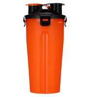 HKM-9083581 Portable Pet Water Cup with Folding Bowl - BPA-Free PP and TPE Material - 23cm Height, 11cm Diameter