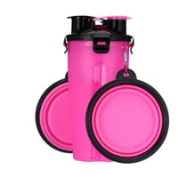 HKM-9083581 Portable Pet Water Cup with Folding Bowl - BPA-Free PP and TPE Material - 23cm Height, 11cm Diameter