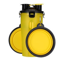 HKM-9083581 Portable Pet Water Cup with Folding Bowl - BPA-Free PP and TPE Material - 23cm Height, 11cm Diameter