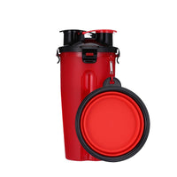 HKM-9083581 Portable Pet Water Cup with Folding Bowl - BPA-Free PP and TPE Material - 23cm Height, 11cm Diameter
