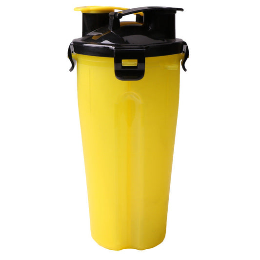 HKM-9083581 Portable Pet Water Cup with Folding Bowl - BPA-Free PP and TPE Material - 23cm Height, 11cm Diameter