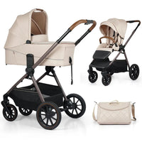 HKM-1908435 Compact 2-in-1 Portable Baby Stroller and Pram - Lightweight Folding Design for Travel