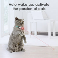 HKM-9085501 Smart Laser Cat Collar Interactive USB Rechargeable Hands-Free Teasing Toy for Kittens and Cats