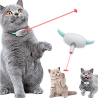 HKM-9085501 Smart Laser Cat Collar Interactive USB Rechargeable Hands-Free Teasing Toy for Kittens and Cats