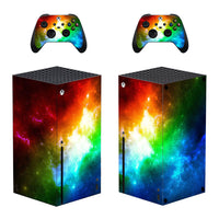 HKM-908563 Xbox Series X PVC Game Console Protection Sticker, Durable 0.04mm-0.08mm Thickness, Light-Blocking Film