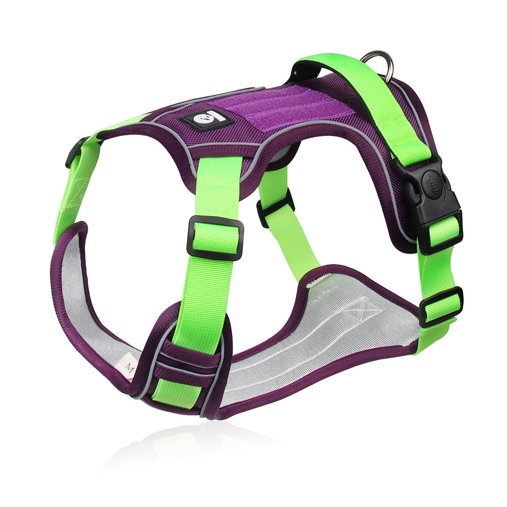 HKM-9086781 Adjustable Pet Dog Chest Strap in Various Colors - Durable Oxford Cloth