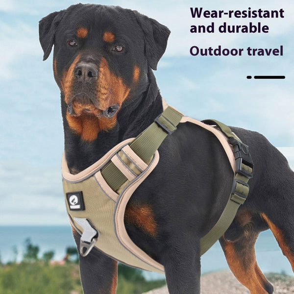 HKM-9086781 Adjustable Pet Dog Chest Strap in Various Colors - Durable Oxford Cloth