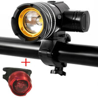HKM-908755 Rechargeable LED Bicycle Headlight with Multiple Brightness Settings