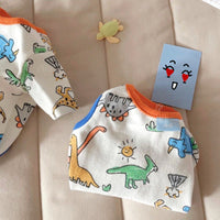 HKM-9088061 Breathable Casual Dog T-Shirt with Fun Print for Stylish Pets