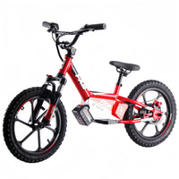 HKM-908819 16" Electric Balance Bike with 36V 350W Motor, 3-Speed, Aluminum Frame, Lithium Battery, Disc Brakes