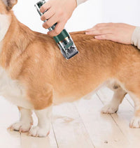 HKM-9089085 Waterproof Pet Hair Trimmer Set for Cats, Dogs, and Rabbits with Adjustable Speed and Titanium Ceramic Blades