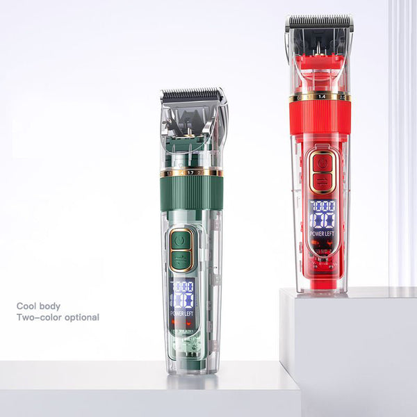 HKM-9089085 Waterproof Pet Hair Trimmer Set for Cats, Dogs, and Rabbits with Adjustable Speed and Titanium Ceramic Blades
