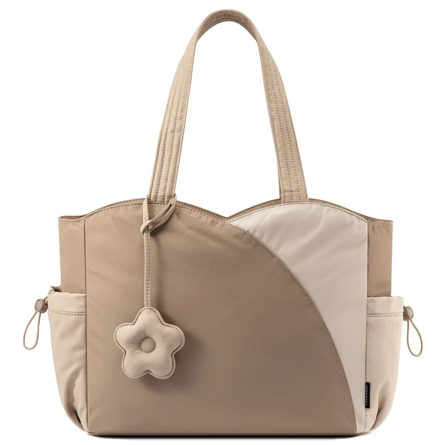 HKM-908947 Customizable Ladies Tote Bag for Travel and Office, Fits 15.6 to 17-inch Laptops