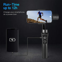 HKM-908947 Three-Axis Handheld Gimbal Stabilizer for Mobile Phones, Lightweight Design with Long Battery Life