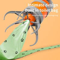 HKM-9089725 Cartoon Pet Toilet Holder and Waste Bag Shovel for Outdoor Cleanup