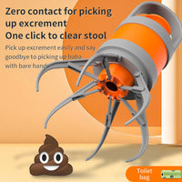 HKM-9089725 Cartoon Pet Toilet Holder and Waste Bag Shovel for Outdoor Cleanup