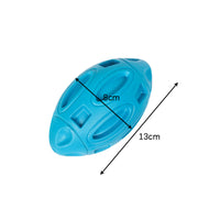 HKM-9090749 Durable Rubber Chew Ball with Squeaker for Medium and Large Dogs, Ideal for Aggressive Chewers