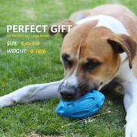 HKM-9090749 Durable Rubber Chew Ball with Squeaker for Medium and Large Dogs, Ideal for Aggressive Chewers