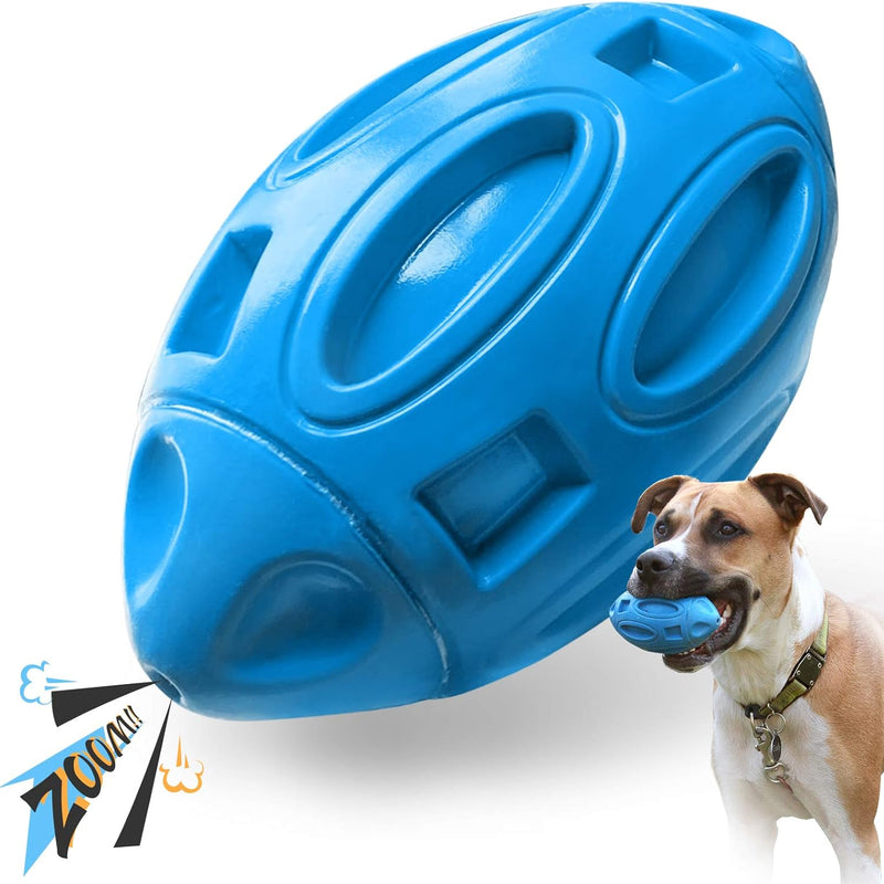 HKM-9090749 Durable Rubber Chew Ball with Squeaker for Medium and Large Dogs, Ideal for Aggressive Chewers