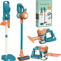 HKM-909075 3-in-1 Toddler Pretend Play Vacuum Cleaning Set for Kids Ages 2-13