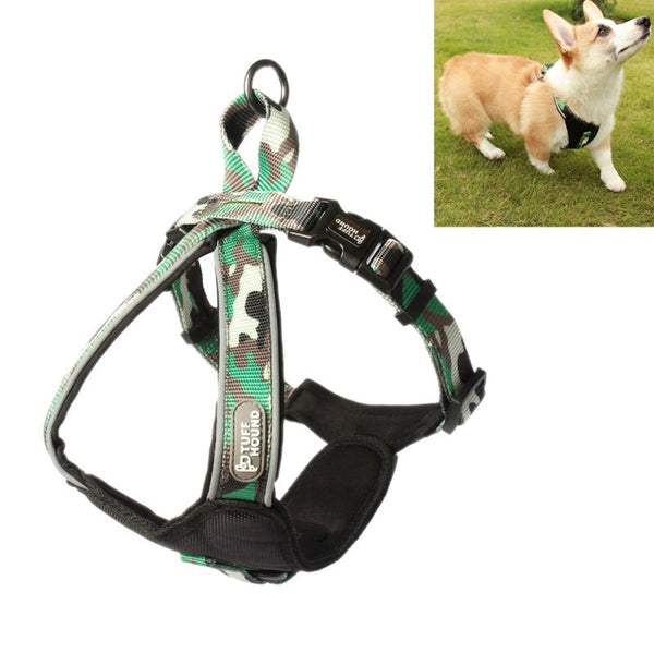 HKM-9092541 Comfortable Nylon Dog Walking Chest Strap, Size L, Adjustable Fit for All Breeds, Load Bearing 192 kg